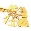 Authentic Vintage Chanel belt necklace CC logo 2.55 flap bag heart clover