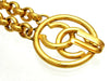 Vintage Chanel belt large CC logo hoop