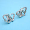 Tiffany & Co clip on earrings tripple heart Silver 925