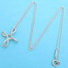 Tiffany & Co necklace chain Elsa Peretti infinity cross Silver 925