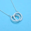 Tiffany & Co necklace chain interlocking rings Silver 925