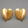 Authentic Vintage Givenchy earrings heart large