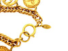 Vintage Chanel bracelet CC logo medal charms