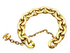 Vintage Chanel bracelet CC logo chain