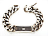 Vintage Chanel bracelet logo silver color