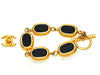 Vintage Chanel bracelet black stones
