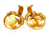 Vintage Chanel earrings CC logo dangle