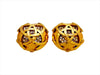 Vintage Chanel earrings rhinestone round