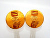 Authentic vintage Chanel earrings Gold Round Silver CC Turnlock logo
