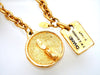 Authentic vintage Chanel necklace chain many Chanel logo medals