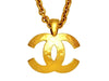 Vintage Chanel necklace CC logo double C