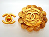 Authentic Vintage Chanel pin brooch Flower CC logo