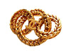 Authentic Vintage Chanel pin brooch CC logo Chains Rounds