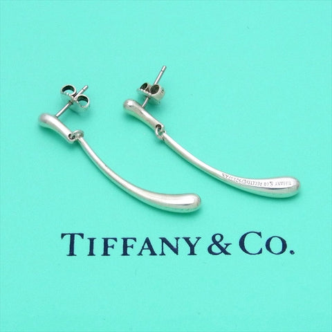 Pre-owned Tiffany & Co stud earrings Elsa Peretti tear drop dangle