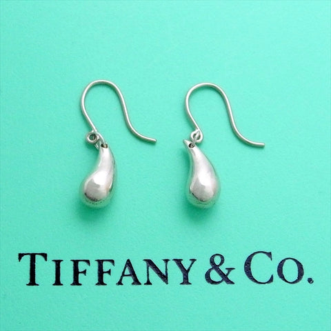 Pre-owned Tiffany & Co stud earrings Elsa Peretti tear drop dangle
