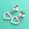 Pre-owned Tiffany & Co stud earrings heart dangle
