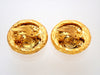 Authentic vintage Chanel earrings round