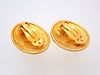 Authentic vintage Chanel earrings Angel oval round