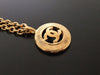 Authentic vintage Chanel necklace chain choker CC pendant