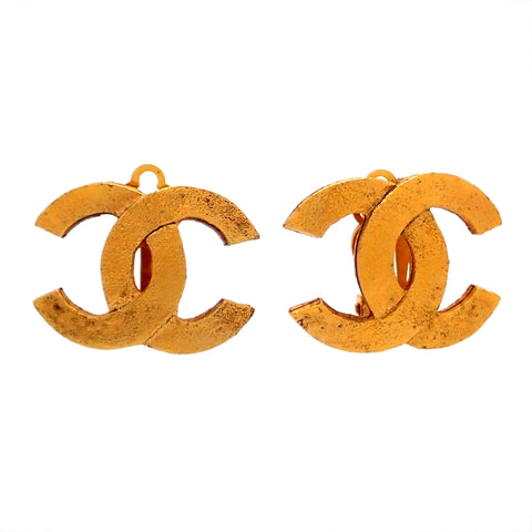 Authentic Vintage Chanel earrings CC logo double C