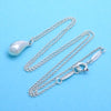 Tiffany & Co necklace chain Elsa Peretti teardrop Silver 925