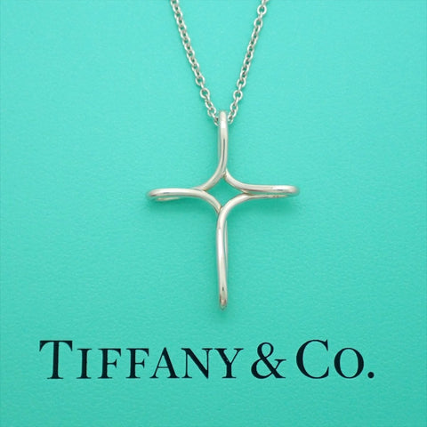 Tiffany & Co necklace Elsa Peretti cross Silver 925 pre-owned