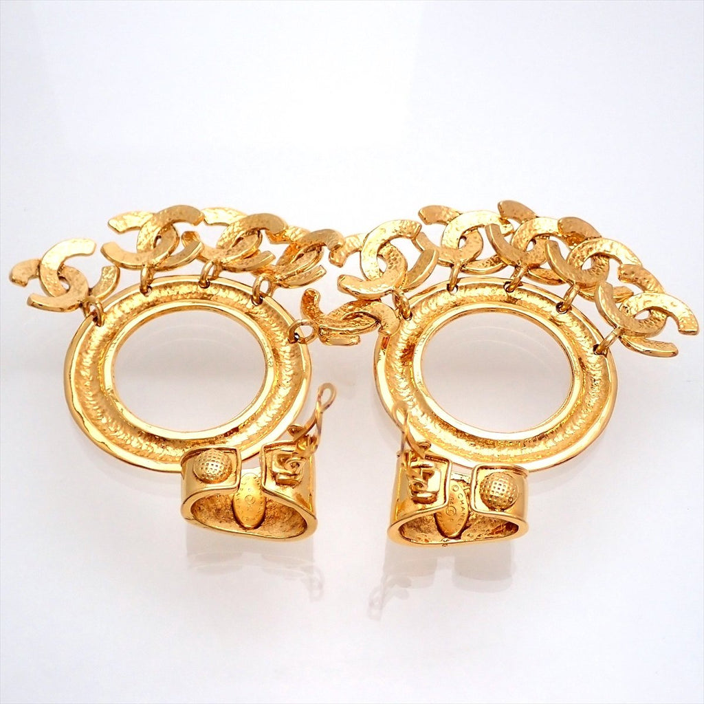 chanel earrings - vintage antique jewelry