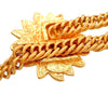 Authentic Vintage Chanel belt necklace CC logo double Lion chain