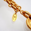 Authentic Vintage Chanel key chain ring CC logo letter Paris quad