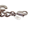 Authentic Vintage Chanel bracelet CC logo chain silver letter