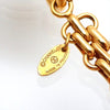 Authentic Vintage Chanel key chain ring CC logo 31 Rue Cambon medal round