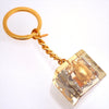 Authentic Vintage Chanel key chain ring CC logo 2.55 Flap Bag No.5 clear