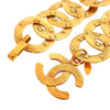 Authentic Vintage Chanel necklace chain CC logo double C hoop