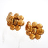 Authentic Vintage Chanel clip on earrings faux pearl flower