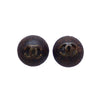 Vintage Chanel earrings | brown color