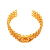 Authentic Vintage Chanel cuff bracelet turnlock CC logo triple chain