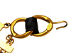Vintage Chanel belt huge logo leather chain