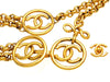 Vintage Chanel belt large CC logo hoop