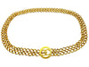 Vintage Chanel belt CC logo double chain