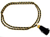 Vintage Chanel belt CC logo black fringe tassel
