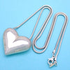 Tiffany & Co necklace chain puffy puffed heart Silver 925 16g