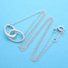 Tiffany & Co necklace chain Elsa Peretti interlocking Silver 925