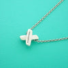 Tiffany & Co necklace kiss X Silver 925 pre-owned