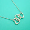 Tiffany & Co necklace triple hearts Silver 925 pre-owned