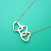Tiffany & Co necklace triple hearts Silver 925 pre-owned