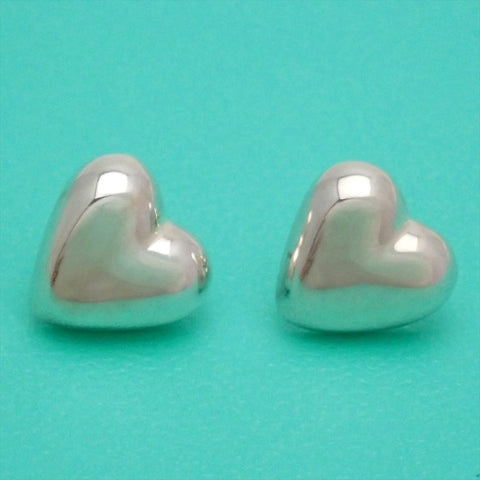 Tiffany & Co stud earrings heart Silver 925 pre-owned