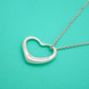 Tiffany & Co necklace chain Elsa Peretti open heart Silver 925 pre-owned