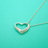 Tiffany & Co necklace Elsa Peretti open heart Silver 925 pre-owned