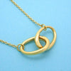 Tiffany & Co necklace chain Elsa Peretti interlocking 18k Gold 750