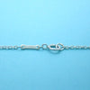 Tiffany & Co necklace chain Elsa Peretti Open Heart Silver 925